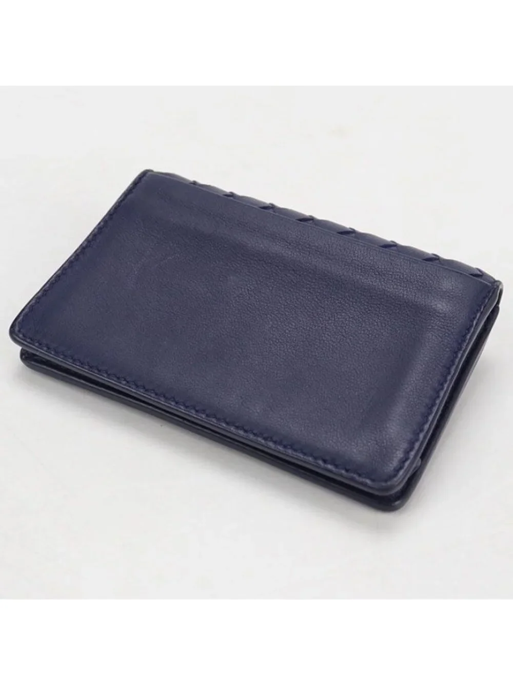 Bottega Veneta Business Card Slot Intrecciato Lambskin
